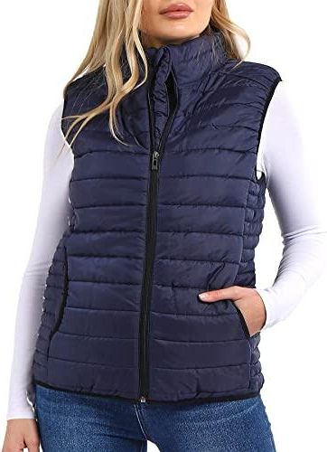 FTLZZ-gilet en similicuir femme, sans manches, noi... – Grandado