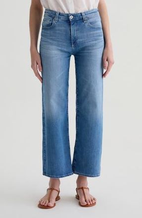 AG - Adriano Goldschmied Saige High Waist Ankle Wide Leg Jeans in Oceanic at Nordstrom Rack, Size 24