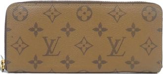 Louis Vuitton Brown Coated Canvas Long Wallet (Bi-Fold) (Pre-Owned)