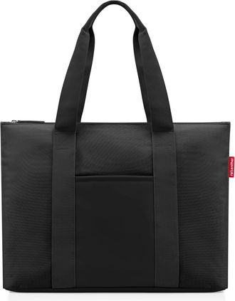 Reisenthel Shopper REISENTHEL Mix, Damen, Gr. B/H/T: 38cm x 25cm x 53cm, schwarz, Polyester, Polyurethan, Taschen Shopper