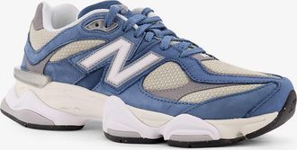 New Balance Mens Sneakers 9060 Mesh Suede Blue Polyester Trainers