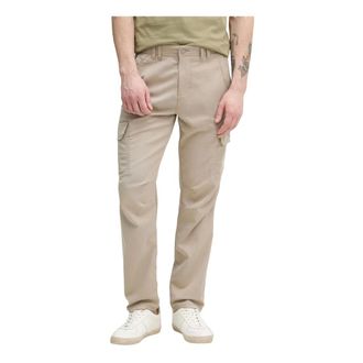 Aeronautica Broeken, Heren, Beige, XL, Katoen, Slim-fit Broeken
