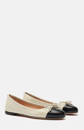 Scarosso Carla Ballerinas in White - Calf at Nordstrom, Size 39.5