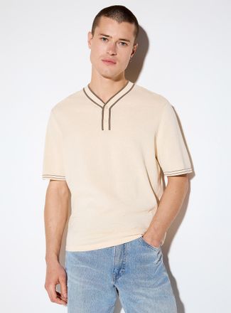 Drykorn Mens Henley Shirt V-neck sweater
