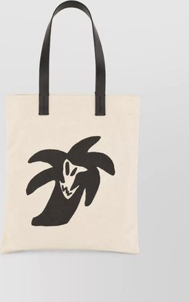 Palm Angels cotton canvas tote bag