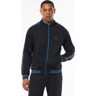 Sergio Tacchini Pietro Track Jacket in Black Beauty at Nordstrom, Size Small