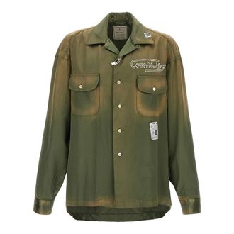 Miharayasuhiro Mihara Yasuhiro, Overhemden, Heren, Groen, M, Katoen, J15Sh 183 Shirt