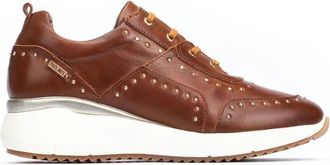 Pikolinos Sella Damesneaker - Dames - Sneakers - Bruin - 41 EU - Leer - Schoenen