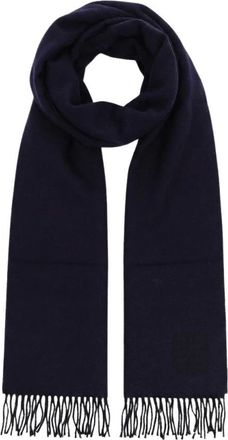 Givenchy Accessoires, unisex, Blauw, ONE Size, Wol, Wool Muffler