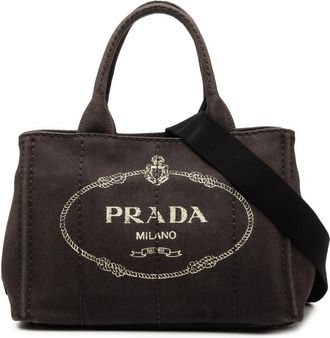 Prada Pre-owned Prada Small Canvas Canapa Logo Tote Ladies T43TMMDZGD6QGE1E