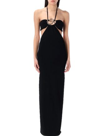 Coperni Knitted Halter Long Dress