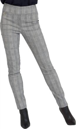 Joseph Ribkoff Lydia Slim Fit Pant In Black/white
