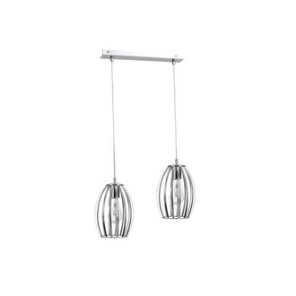 Netlighting Saya Bar Pendant Ceiling Light Grey 50cm 2x E27