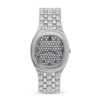 Audemars Piguet Pre-owned Audemars Piguet Ellipse Tonneau Diamond Dial Ladies Watch C 91501