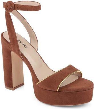 L'agence Essie Sandal in Buckskin Suede at Nordstrom, Size 8.5