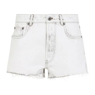 Miu Miu Denim Shorts, female, White, Size: W25 Denim Shorts
