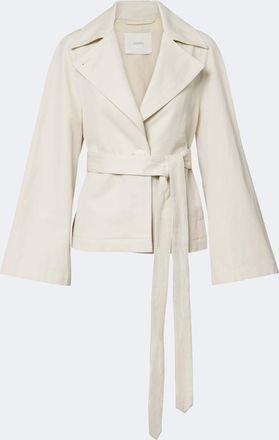 Joseph Leda belted cotton and linen twill jacket