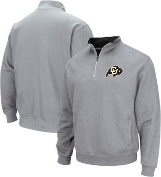 Colosseum Mens Colosseum Heathered Gray Colorado Buffaloes Tortugas Team Logo Quarter-Zip Jacket in Heather Gray at Nordstrom, Size Xxx-Large