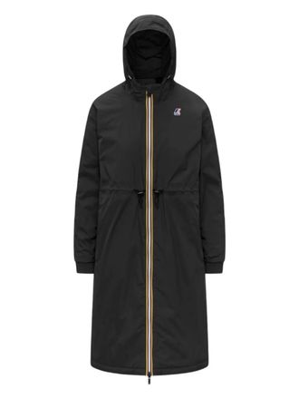 K-Way Delia hooded coat - Black