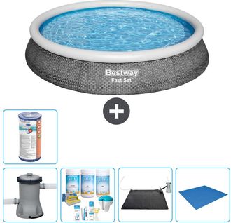 Bestway Piscina Bestway Fast Set Redonda - 396x84 Cm - 8-piezas S21446