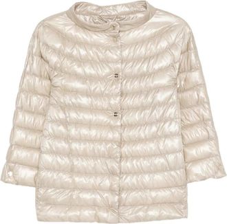 Herno Outerwear Herno - Dames - Winterjassen - Beige - S - Jassen