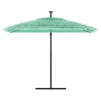 Berkfield Home Durable Garden Parasol with Steel Pole Green 290x290x238 cm | Size: 290 x 290 x 238 cm