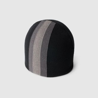 Gucci Wool Hat With Muted Web, Size L, Black