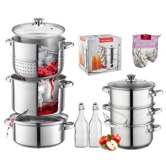 OEM Juicy Set: Exprimidor De 5 Litros, Botellas Y Accesorios