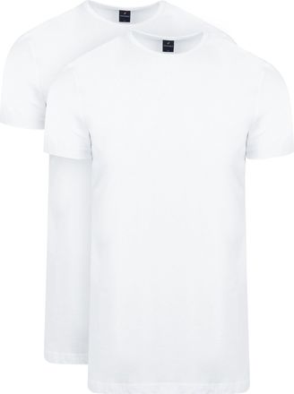 Suitable OTA T-Shirt Round Neck White 2-Pack