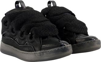 Lanvin Womens Curb Sneaker Black Synthetic