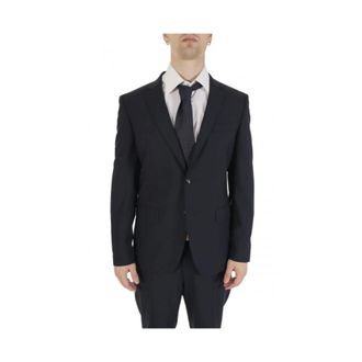 HUGO BOSS Heren, Jassen, Blauw, Maat: 2XL