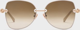 Charles & Keith Sable Knot Butterfly Sunglasses