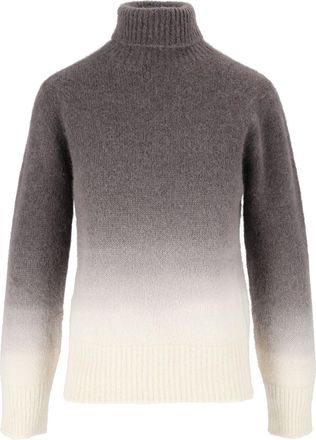 Kangra Cashmere Gradient Seamless Rollneck Knit Turtleneck