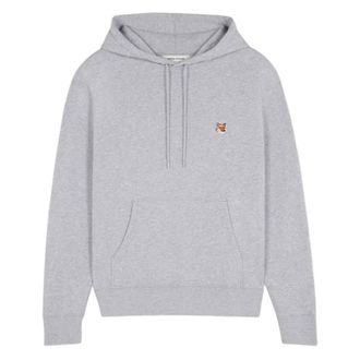 Maison Kitsun&eacute; Maison Kitsune Fox Head Patch Regular Hoodie