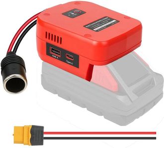 OEM Convertidor Reductor De 18 V A 12 V Para Milwaukee M18, Adaptador De Bater&iacute;a De 18 V, 12 V, 10 A, 120 W Cc, Para Carritos De Golf, Coches Rc, Camiones