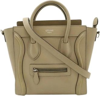 Celine Pre-owned Tote Bags, female, Beige, Size: ONE SIZE Pre-owned Vintage Tote Bag