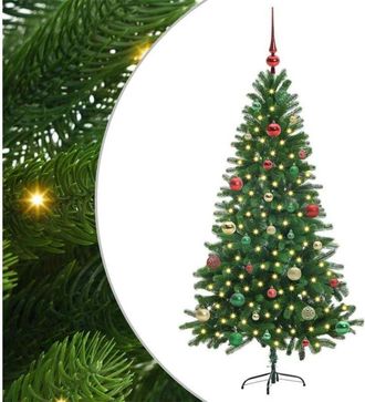 vidaXL &Aacute;rbol De Navidad Con 150 Led Con Soporte Verde 150 Cm Pe Vidaxl