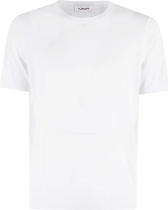 KANGRA Maglia Mm Cotone 1Filo - Heren - T-shirts - Wit - 3XL - Katoen - Tops