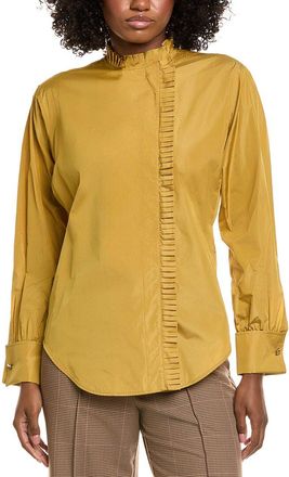 Max Mara Blanc Silk-Blend Shirt