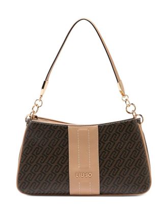Liu Jo monogram detachable shoulder bag - Brown