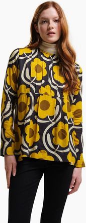 Regatta Womens Regatta Womens/Ladies Orla Floral Lightweight Breathable Blouse - Yellow - Size: 10