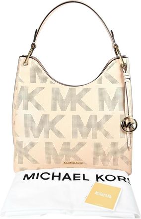 Michael Kors Beige Leather Tote Bag (Pre-Owned)