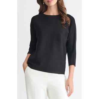 Kasper Boat Neck Dolman Sleeve Sweater in Black at Nordstrom, Size X-Small