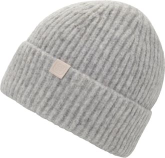 Chillouts Beanie CHILLOUTS Heli Hat, Damen, grau (light grau), Obermaterial: 78% Polyester, 12% Polyamid, 6% Wolle, 4% Elasthan, M&uuml;tzen Beanie, aus dickem Mater