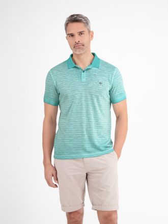 Lerros Poloshirt LERROS, Herren, Gr. XXL, blau (coastal blau), Obermaterial: 100% Baumwolle, gestreift, regular fit taillenbedeckt, Shirts Poloshirt, mit Log