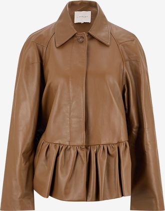 Liberowe Nappalederjacke mit Schoss City