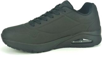 Skechers Zwart Runner N. zwarte airZ. - Heren - Sport - Zwart - Maat: 44 EU
