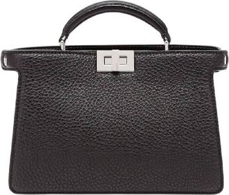 Fendi Peekaboo Leather Crossbody Bag