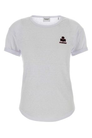 Isabel Marant White Linen Koldia T Shirt
