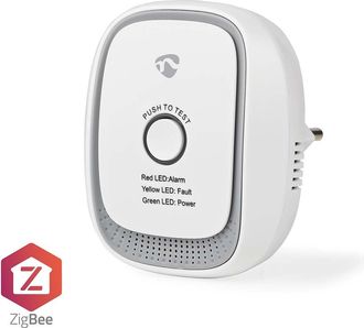 Nedis Smartlife Detector De Gas Blanco Compacto
